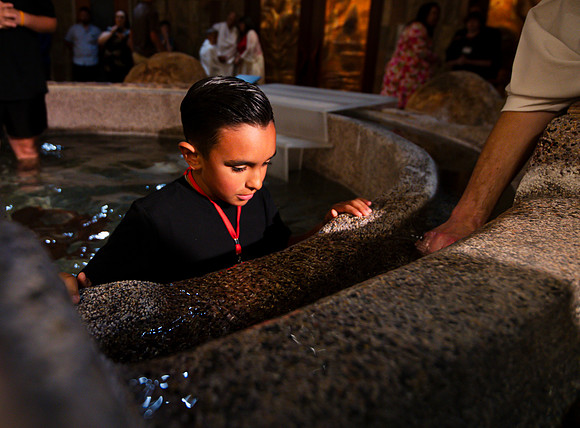 Holy Saturday At the Easter Vigil in the Holy Night of Easter at St. Patrick Community Church