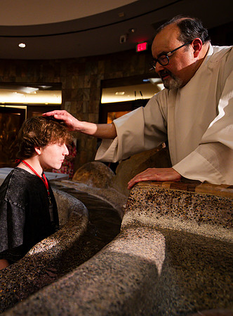 Holy Saturday At the Easter Vigil in the Holy Night of Easter at St. Patrick Community Church