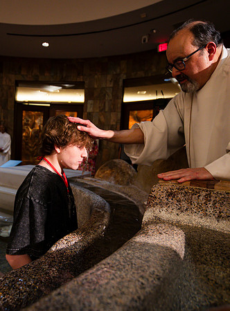 Holy Saturday At the Easter Vigil in the Holy Night of Easter at St. Patrick Community Church