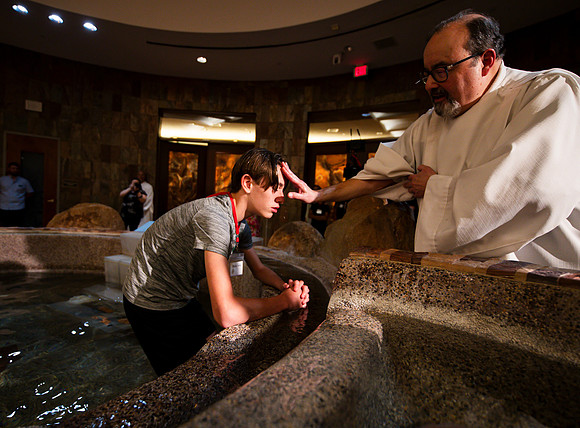 Holy Saturday At the Easter Vigil in the Holy Night of Easter at St. Patrick Community Church