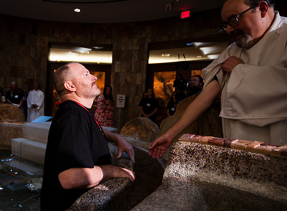Holy Saturday At the Easter Vigil in the Holy Night of Easter at St. Patrick Community Church