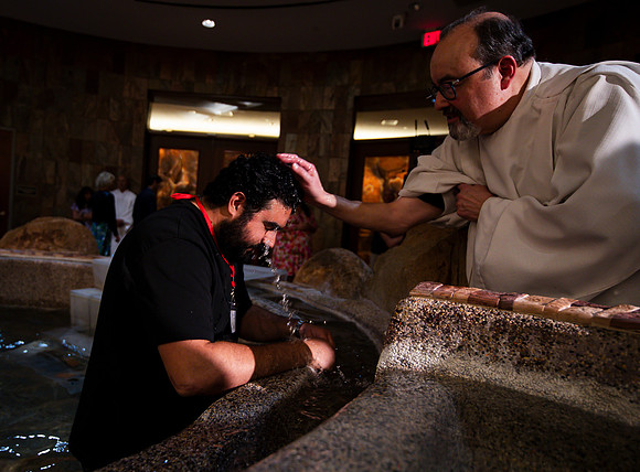 Holy Saturday At the Easter Vigil in the Holy Night of Easter at St. Patrick Community Church
