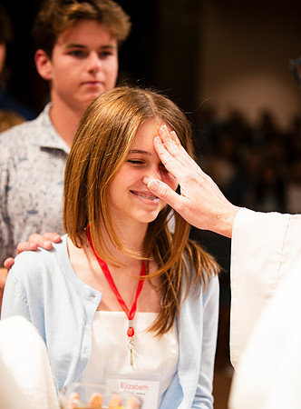 Holy Saturday At the Easter Vigil in the Holy Night of Easter at St. Patrick Community Church