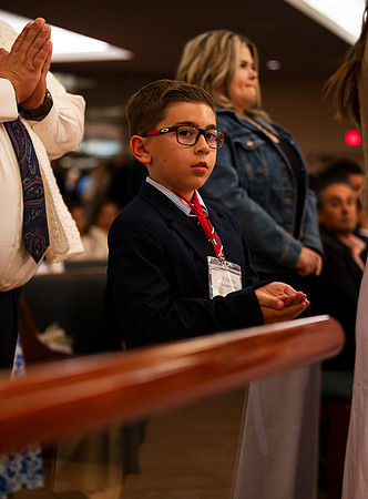 Holy Saturday At the Easter Vigil in the Holy Night of Easter at St. Patrick Community Church