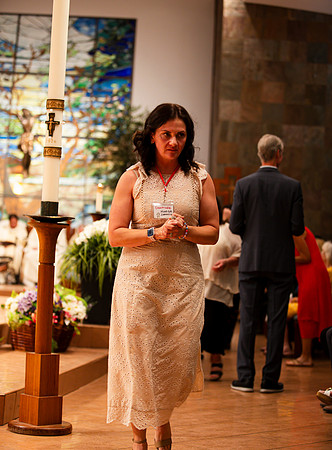 Holy Saturday At the Easter Vigil in the Holy Night of Easter at St. Patrick Community Church