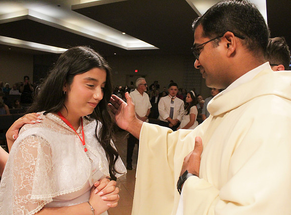 Holy Saturday At the Easter Vigil in the Holy Night of Easter at St. Patrick Community Church