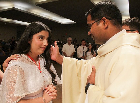 Holy Saturday At the Easter Vigil in the Holy Night of Easter at St. Patrick Community Church
