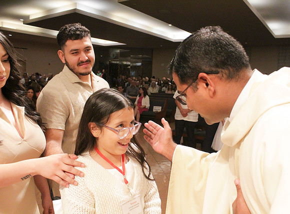 Holy Saturday At the Easter Vigil in the Holy Night of Easter at St. Patrick Community Church