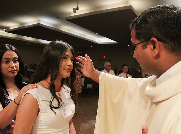 Holy Saturday At the Easter Vigil in the Holy Night of Easter at St. Patrick Community Church