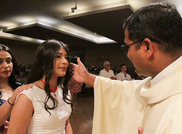 Holy Saturday At the Easter Vigil in the Holy Night of Easter at St. Patrick Community Church