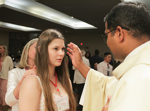 Holy Saturday At the Easter Vigil in the Holy Night of Easter at St. Patrick Community Church