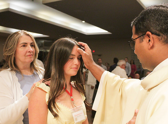 Holy Saturday At the Easter Vigil in the Holy Night of Easter at St. Patrick Community Church