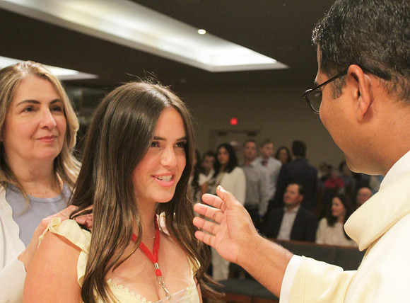 Holy Saturday At the Easter Vigil in the Holy Night of Easter at St. Patrick Community Church