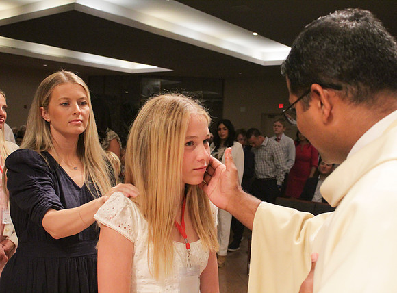 Holy Saturday At the Easter Vigil in the Holy Night of Easter at St. Patrick Community Church
