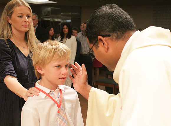 Holy Saturday At the Easter Vigil in the Holy Night of Easter at St. Patrick Community Church
