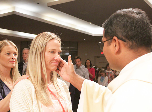 Holy Saturday At the Easter Vigil in the Holy Night of Easter at St. Patrick Community Church