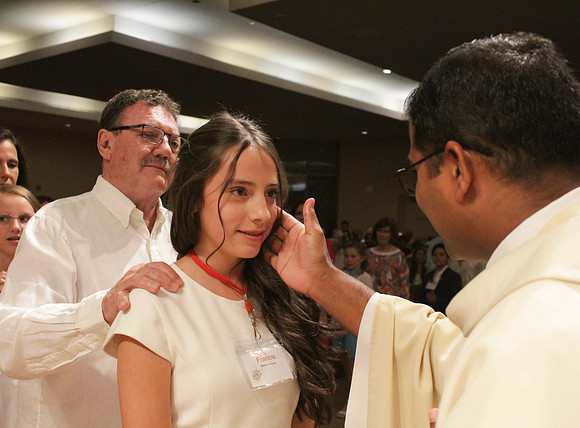 Holy Saturday At the Easter Vigil in the Holy Night of Easter at St. Patrick Community Church