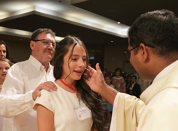 Holy Saturday At the Easter Vigil in the Holy Night of Easter at St. Patrick Community Church