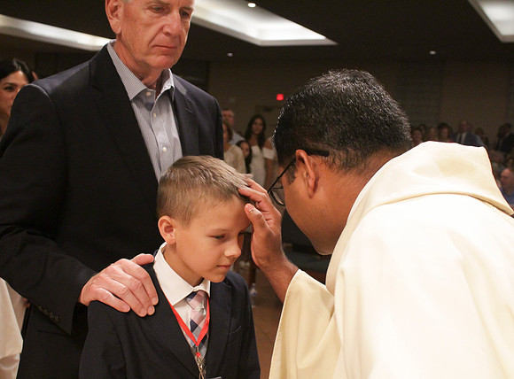 Holy Saturday At the Easter Vigil in the Holy Night of Easter at St. Patrick Community Church