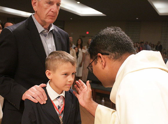 Holy Saturday At the Easter Vigil in the Holy Night of Easter at St. Patrick Community Church