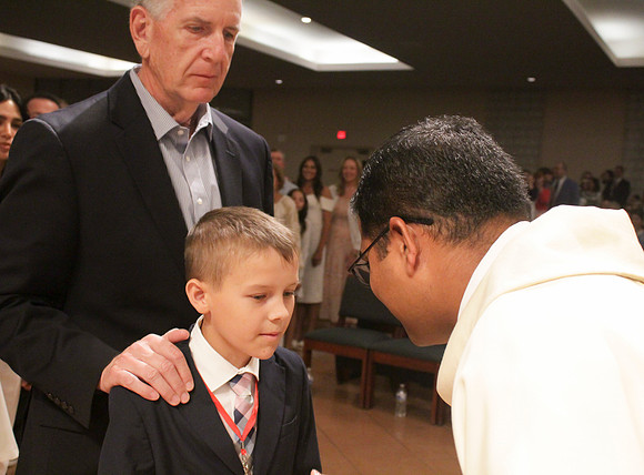 Holy Saturday At the Easter Vigil in the Holy Night of Easter at St. Patrick Community Church