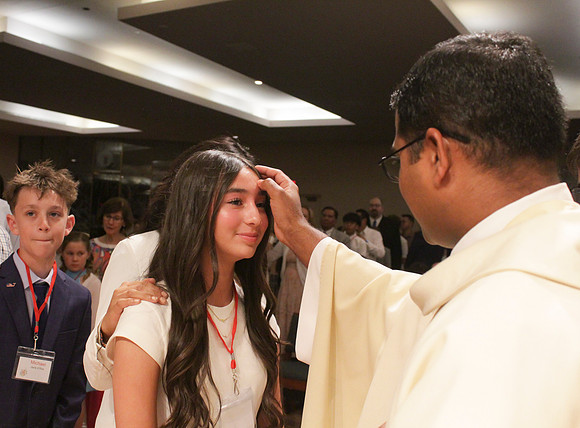 Holy Saturday At the Easter Vigil in the Holy Night of Easter at St. Patrick Community Church