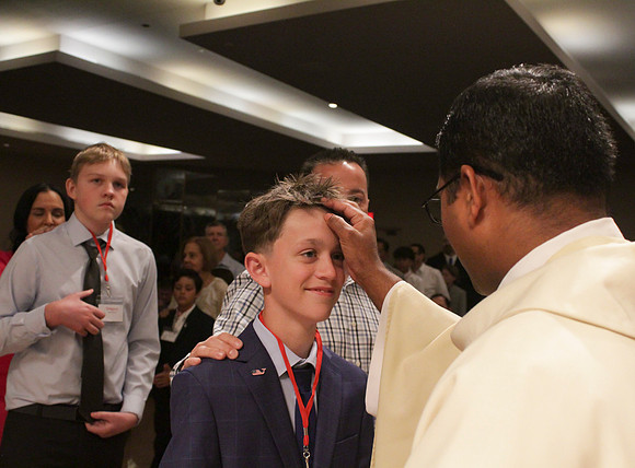 Holy Saturday At the Easter Vigil in the Holy Night of Easter at St. Patrick Community Church