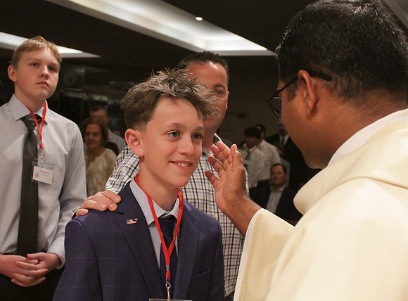 Holy Saturday At the Easter Vigil in the Holy Night of Easter at St. Patrick Community Church