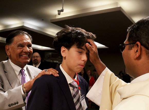 Holy Saturday At the Easter Vigil in the Holy Night of Easter at St. Patrick Community Church
