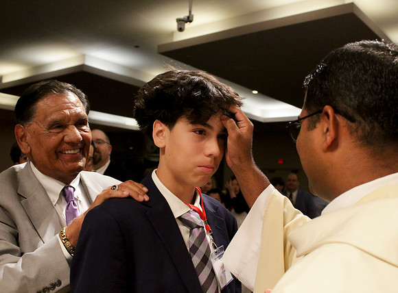 Holy Saturday At the Easter Vigil in the Holy Night of Easter at St. Patrick Community Church