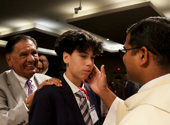 Holy Saturday At the Easter Vigil in the Holy Night of Easter at St. Patrick Community Church