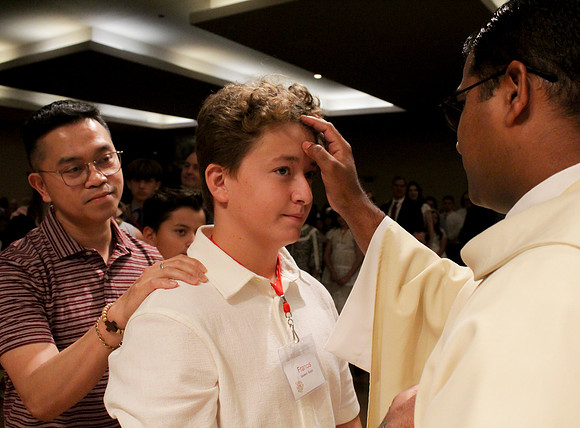 Holy Saturday At the Easter Vigil in the Holy Night of Easter at St. Patrick Community Church