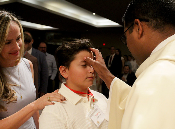 Holy Saturday At the Easter Vigil in the Holy Night of Easter at St. Patrick Community Church