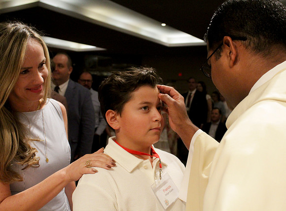 Holy Saturday At the Easter Vigil in the Holy Night of Easter at St. Patrick Community Church