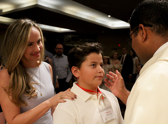 Holy Saturday At the Easter Vigil in the Holy Night of Easter at St. Patrick Community Church