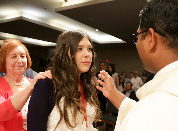 Holy Saturday At the Easter Vigil in the Holy Night of Easter at St. Patrick Community Church