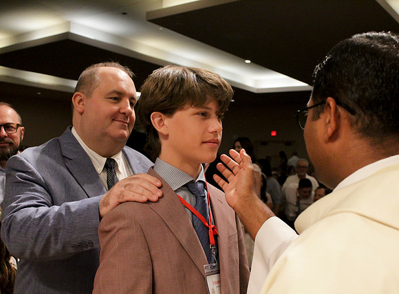 Holy Saturday At the Easter Vigil in the Holy Night of Easter at St. Patrick Community Church