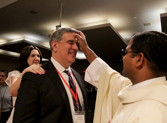 Holy Saturday At the Easter Vigil in the Holy Night of Easter at St. Patrick Community Church
