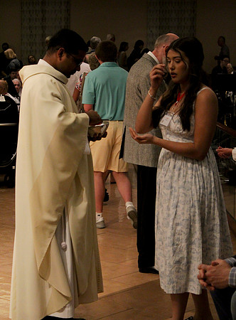 Holy Saturday At the Easter Vigil in the Holy Night of Easter at St. Patrick Community Church