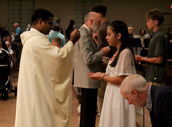 Holy Saturday At the Easter Vigil in the Holy Night of Easter at St. Patrick Community Church