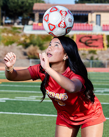 Cathedral Catholic Girls Varisty Soccer Team Media Day