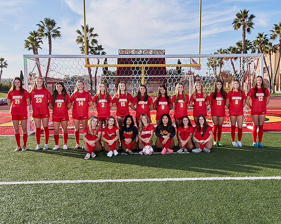 Cathedral Catholic Girls Varisty Soccer Team Media Day