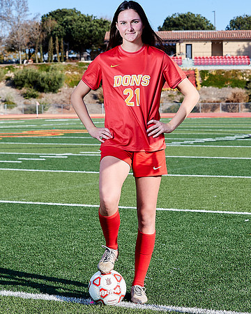 Cathedral Catholic Girls Varisty Soccer Team Media Day