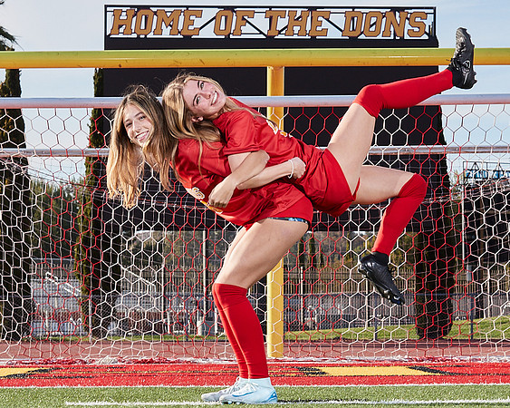 Cathedral Catholic Girls Varisty Soccer Team Media Day