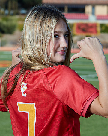 Cathedral Catholic Girls Varisty Soccer Team Media Day