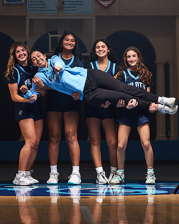 Academy of Our Lady of Peace Varsity Basketball Team Media Day
