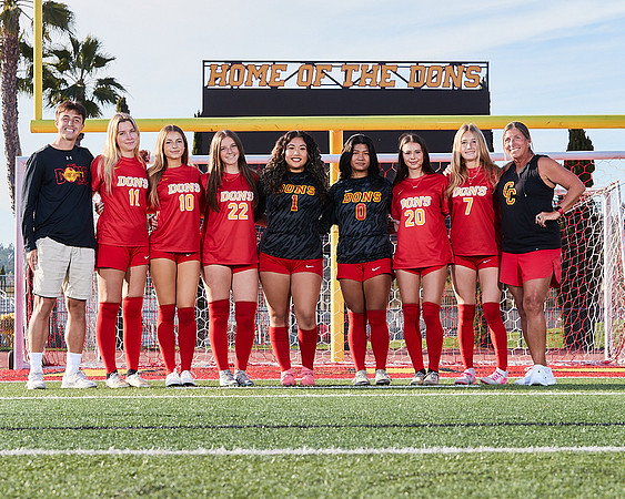 Cathedral Catholic Girls Varisty Soccer Team Media Day