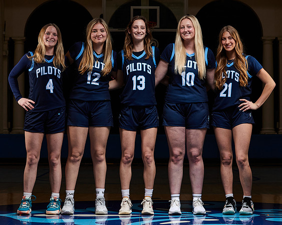 Academy of Our Lady of Peace Varsity Basketball Team Media Day