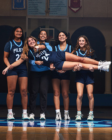 Academy of Our Lady of Peace Varsity Basketball Team Media Day