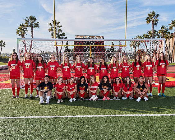 Cathedral Catholic Girls Varisty Soccer Team Media Day